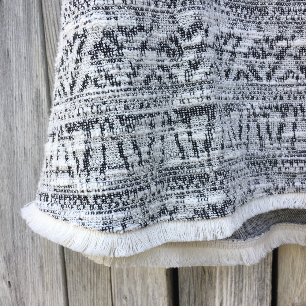 NWT W5 Boho Sleeveless Top Ivory/Black - Picture 3 of 8